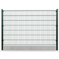 Twin Mesh 2D Security Fencing Ø 6/5/6mm - 2500mm with Concrete Gravel Board