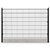 Twin Mesh 2D Security Fencing Ø 6/5/6mm - 2500mm with Concrete Gravel Board