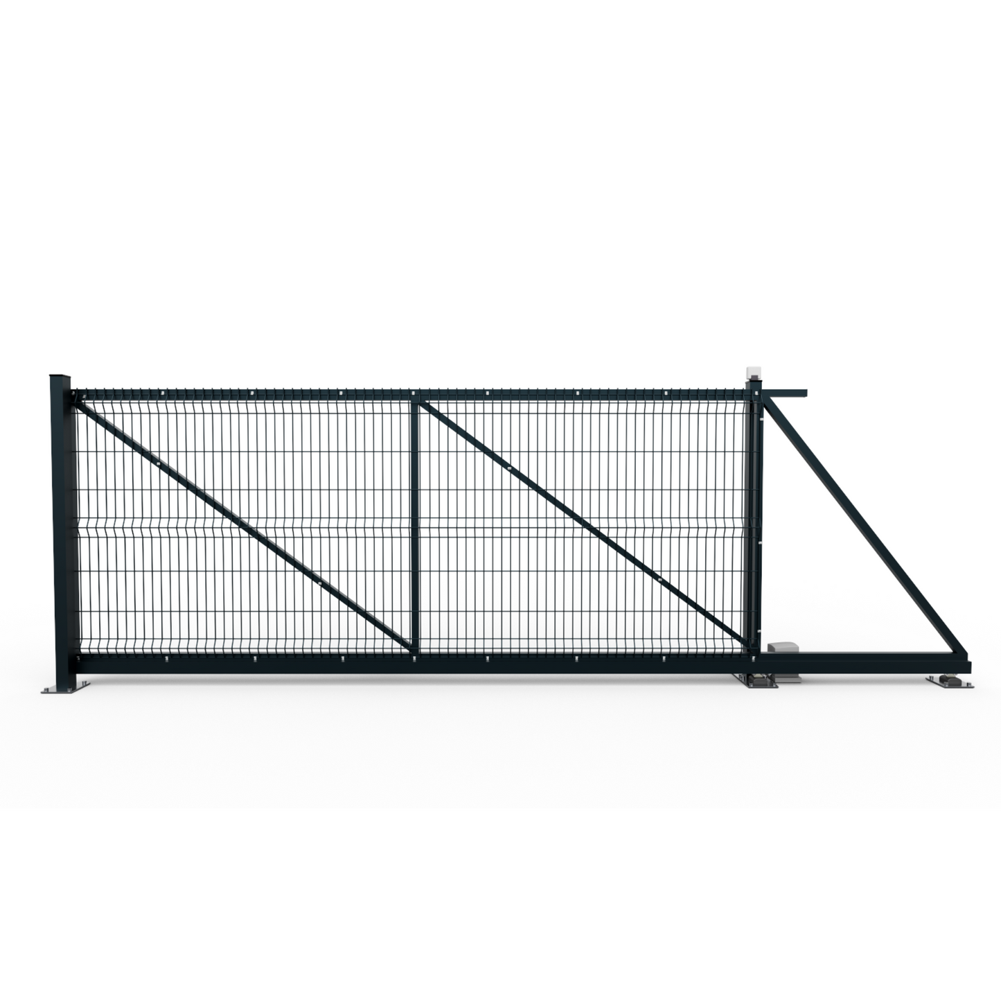 Twin Mesh 2D Automated Cantilever Gate