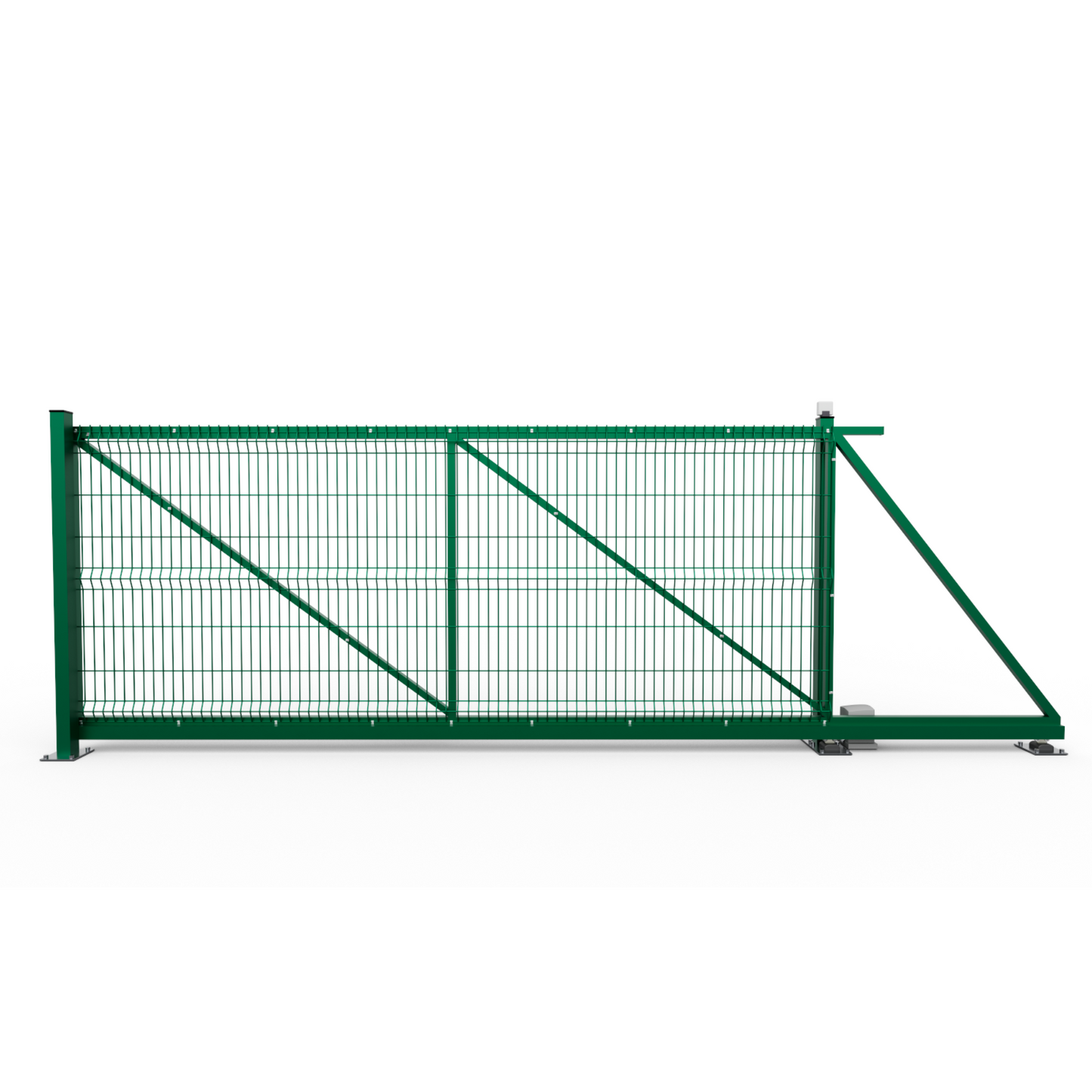 Twin Mesh 2D Automated Cantilever Gate