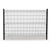 V-Mesh 3D Security Fencing Ø 6mm - 2500mm with Concrete Gravel Board