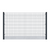 HybridDecor Security Fencing - 2500mm with Concrete Gravel Board