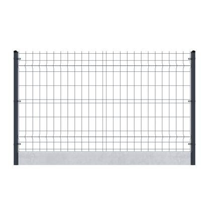 EcoHybrid Security Fencing - 2500mm with Concrete Gravel Board