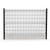 V-Mesh 3D Security Fencing Ø 6mm - 2500mm with Concrete Gravel Board