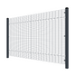 HybridDecor Security Fencing - 2500mm without Concrete Gravel Board